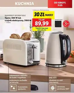Lidl Czajnik elektryczny 3100 w Silvercrest oferta