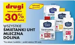 Biedronka Śmietanka uht 30% Mleczna Dolina oferta