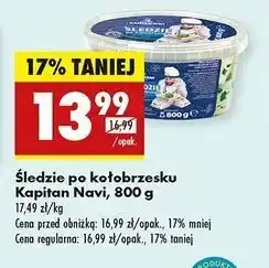 Biedronka Śledzie po kołobrzesku Kapitan Navi oferta