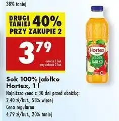 Biedronka Sok jabłkowy 100% Hortex oferta