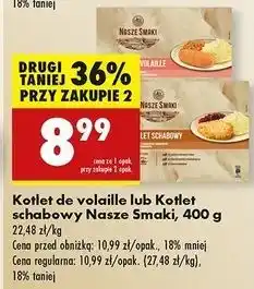 Biedronka Kotlet de volaille z marchewką i groszkiem puree ziemniaczanym Nasze Smaki oferta