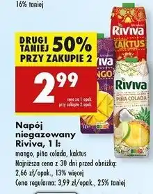Biedronka Napój kaktus Riviva oferta