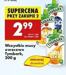 Biedronka Mus gruszka-jabłko-banan Tymbark oferta