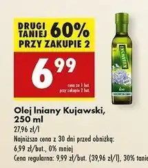 Biedronka Olej len Kujawski Tłoczony Na Zimno oferta