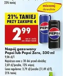 Biedronka Napój Pepsi Zero oferta