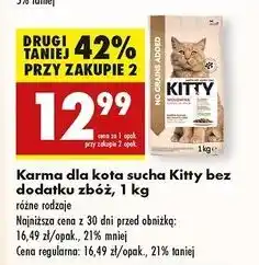 Biedronka Karma dla kota z wołowiną Kitty Excellence oferta
