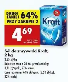 Biedronka Sól do zmywarek Kraft oferta