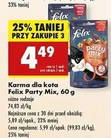 Biedronka Karma dla kotów original mix Purina Felix Party Mix oferta
