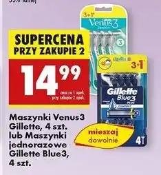 Biedronka Maszynki do golenia Gillette Venus 3 Sensitive oferta