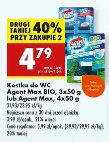 Biedronka Kostki do wc ocean Agent Max oferta