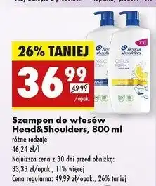 Biedronka Szampo do włosów citrus fresh Head&Shoulders oferta