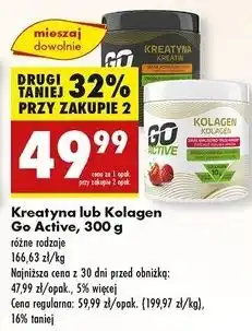 Biedronka Kreatyna smak pomarańczowy Go Active oferta
