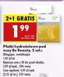 Biedronka Płatki pod oczy coenzyme Be Beauty oferta