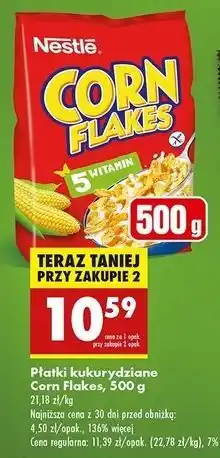 Biedronka Płatki śniadaniowe Corn Flakes (Nestle) oferta