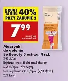 Biedronka Maszynka do golenia Be Beauty Sensitive 3 oferta