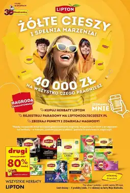 Biedronka Herbata Lipton Lemon oferta