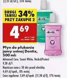 Biedronka Płyn do płukania ust advanced care Dentix oferta