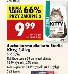 Biedronka Karma dla kota sterile Kitty oferta