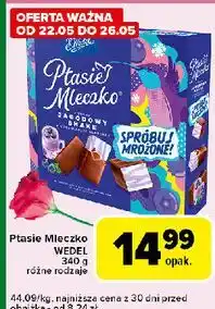 Carrefour Express Czekoladki jagodowy shake E. Wedel Ptasie Mleczko oferta