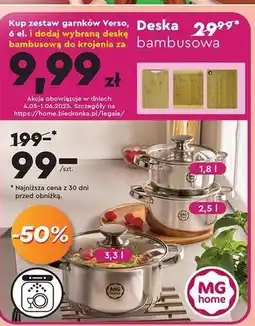 Biedronka Komplet garnków verso Mg Home oferta