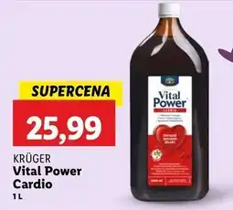 Lidl Syrop cardio kobieta Kruger Vital Power oferta