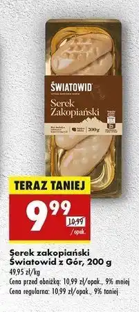 Biedronka Serek zakopiański Światowid oferta