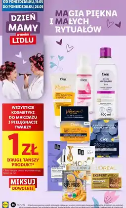 Lidl Krem do twarzy na dzień L'oreal Ekspert Wieku 70+ oferta