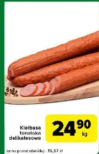 Carrefour Express Kiełbasa toruńska delikatesowa Dobrowolscy oferta
