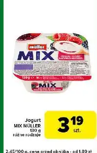 Carrefour Express Jogurt blackberry-raspberry Muller Mix oferta