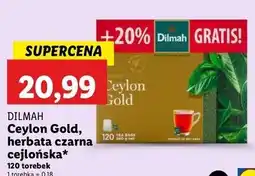Lidl Herbata Dilmah Ceylon Gold oferta