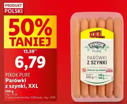 Lidl Parówki z szynki ekstra Pikok Pure oferta