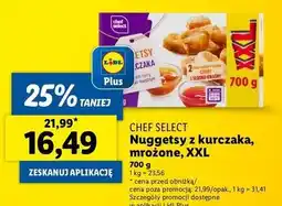 Lidl Nuggetsy z kurczaka sosem curry i słodko kwaśnym Chef Select oferta