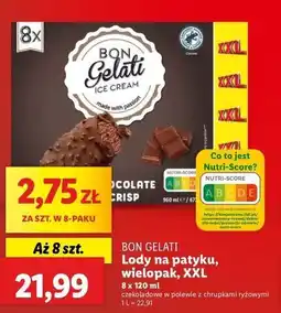 Lidl Lody chocolate crips Bon Gelati oferta