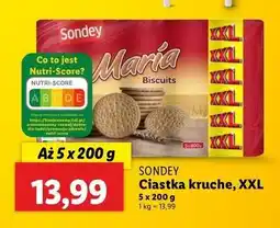 Lidl Ciastka maria xxl Sondey oferta