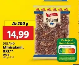 Lidl Minisalami Dulano oferta