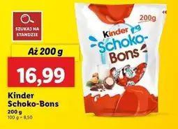 Lidl Cukierki czekoladowe Kinder Schoko-Bons oferta