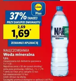 Lidl Woda niegazowana Nałęczowianka oferta