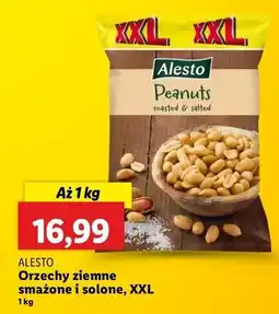 Lidl Orzeszki ziemne smażone solone xxl Alesto oferta