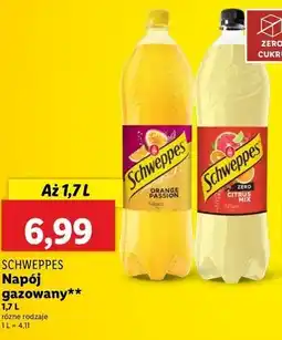 Lidl Napój citrus mix zero Schweppes oferta