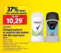Lidl Antyperspirant Rexona Men Cobalt Dry oferta