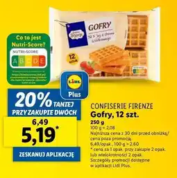 Lidl Gofry Confiserie Firenze oferta