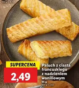 Lidl Paluch z nadzienem waniliowym oferta