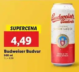 Lidl Piwo Budweiser oferta