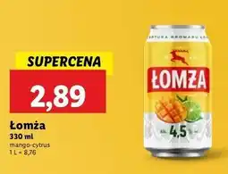 Lidl Piwo Łomża Mango Z Limonką oferta
