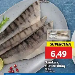 Lidl Sandacz filet ze skórą Seamor oferta
