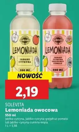 Lidl Lemoniada jabłko-cytryna Solevita oferta