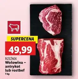 Lidl Stek z rostbefu wołowego Rzeźnik Codzienna Dostawa oferta