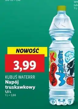 Lidl Woda truskawkowa Kubuś Waterrr oferta