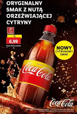 Lidl Napój Coca-Cola Light Lemon oferta