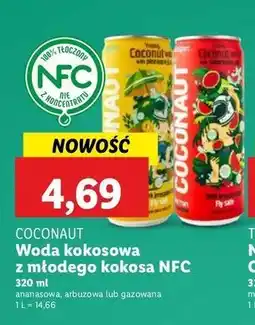Lidl Woda kokosowa gazowana Coconaut oferta